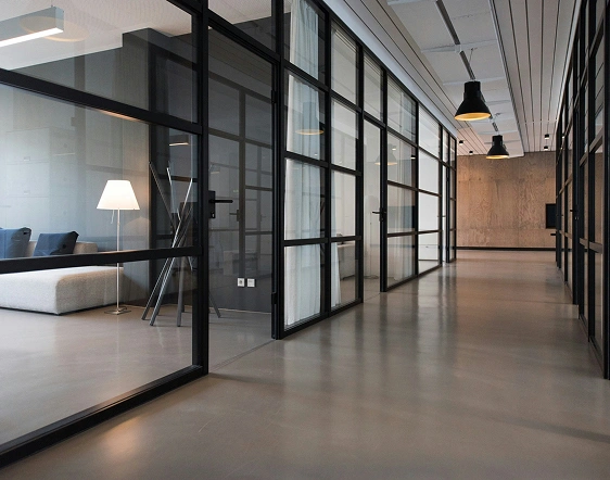 Office cabinet with big windows